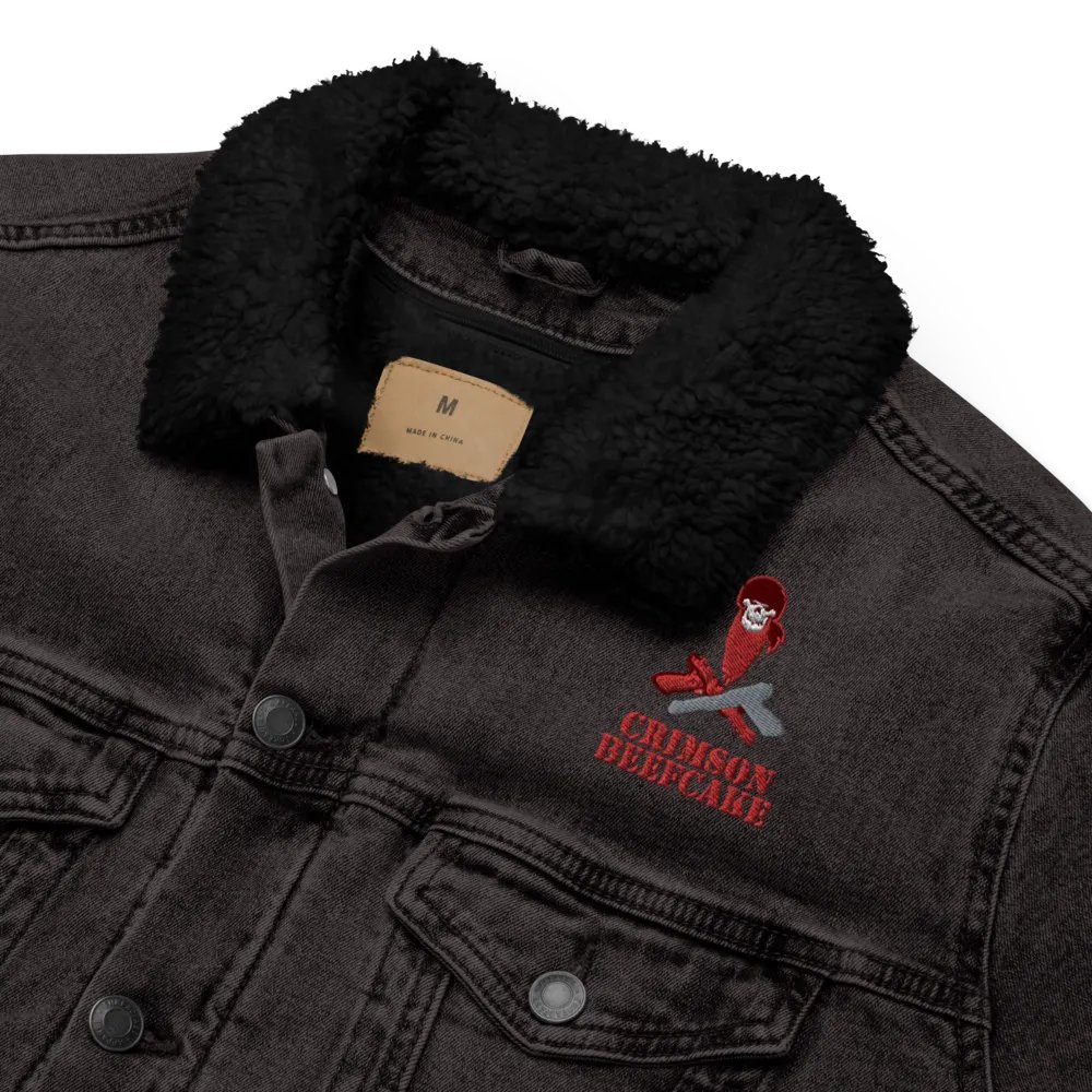 CrimsonBeefJacket (Sherpa Denim) product image (7)