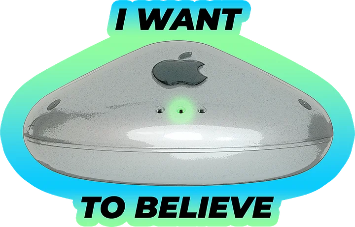 Apple Airport UFO sticker product image (1)