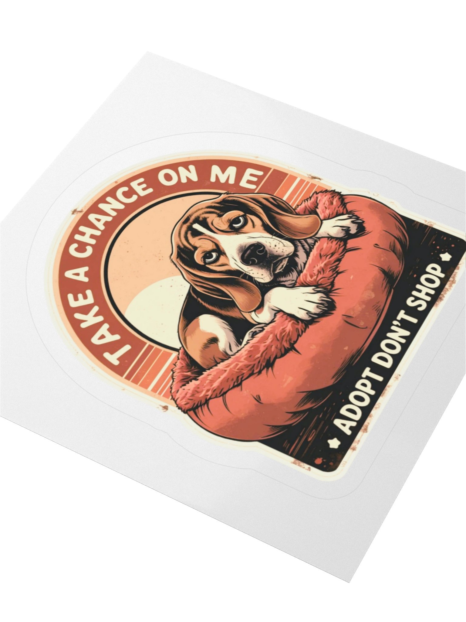 Adopt Don't Shop Dog Sticker product image (3)