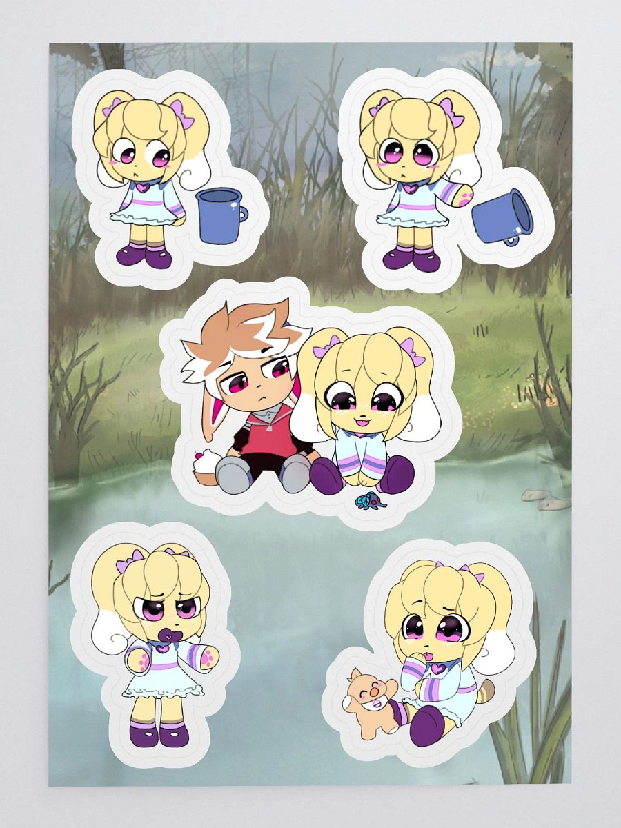 Smol Sillies Sticker Sheet product image (3)