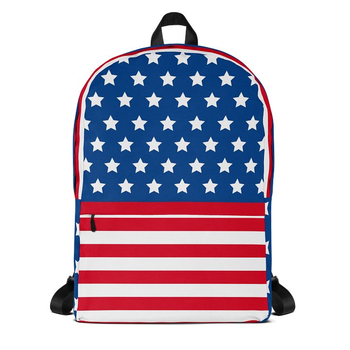 Starry Stripes All-Over Backpack product image (1)