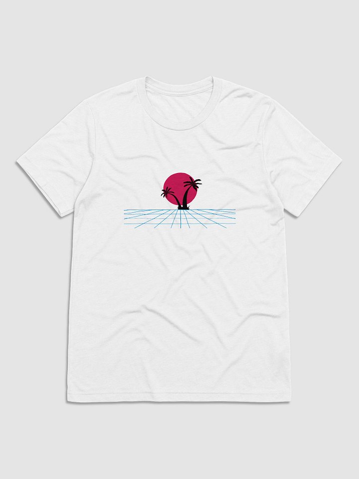 Retro-Futuristic Sunset T-Shirt product image (1)
