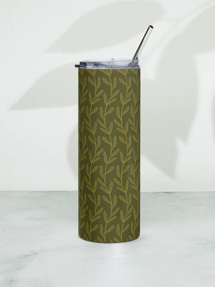 “Good Morning Wave” 20-ounce Stainless Steel Tumbler with Straw product image (1)