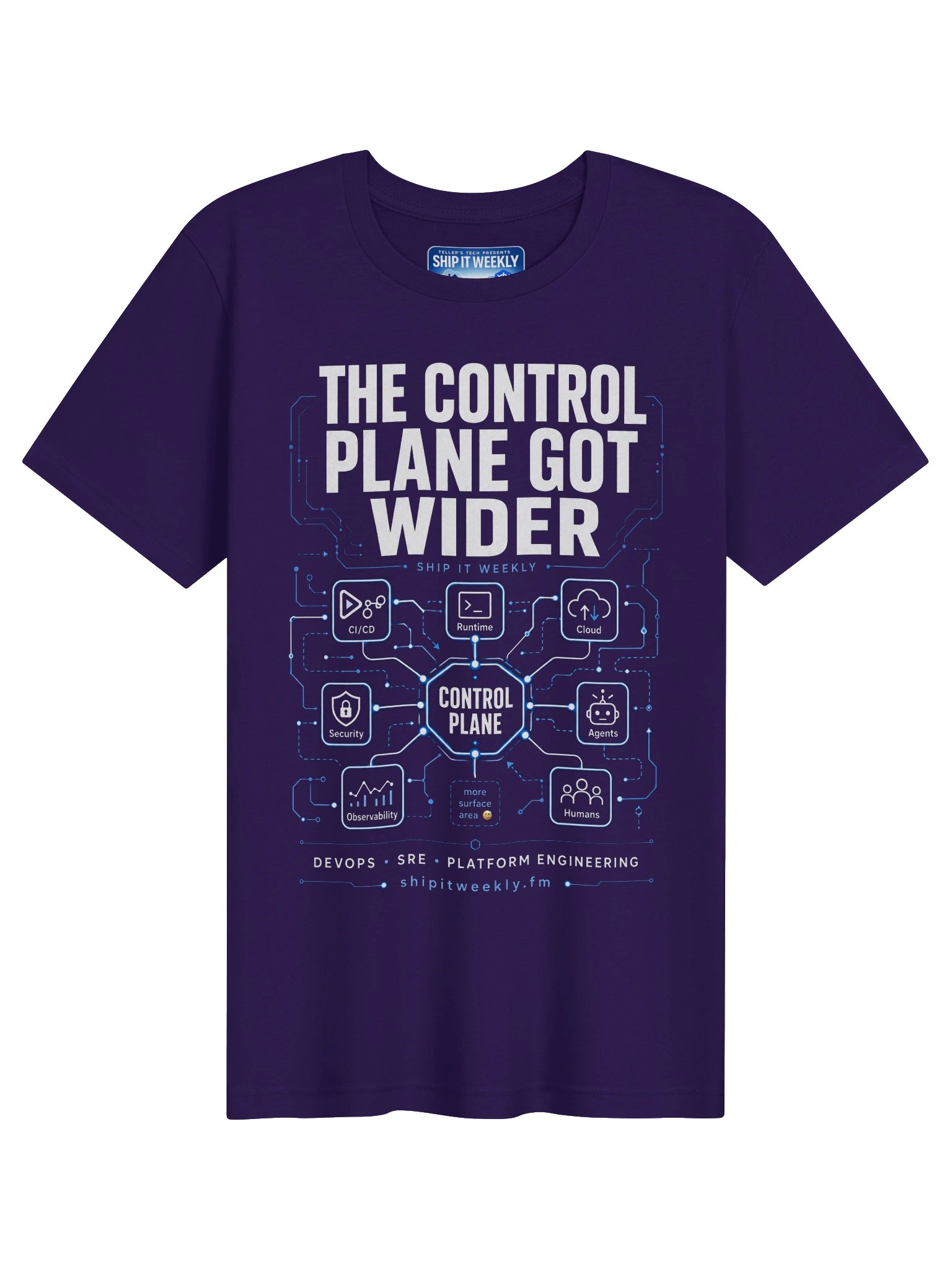 The Control Plane Got Wider | Ship It Weekly DevOps Tee product image (1)