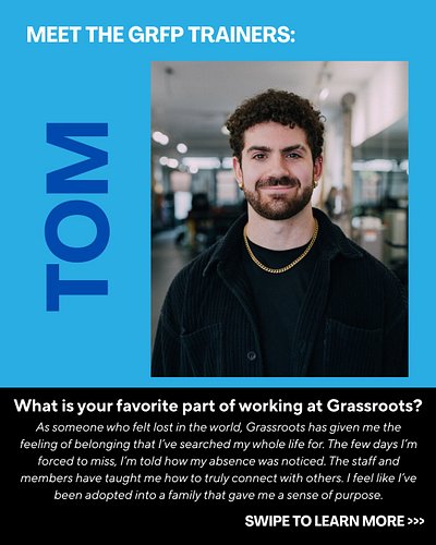 Meet Tom (@thomasblackall)! When he’s not throwing impossibly heavy weights around like it’s nothing or making excellent play...