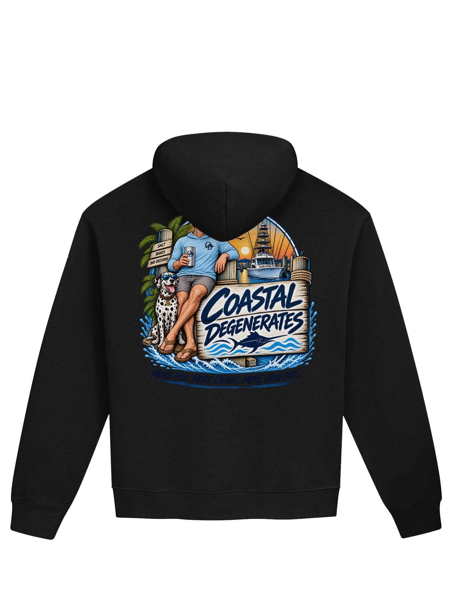 Coastal Degenerates™ Offshore Marlin Hoodie product image (8)
