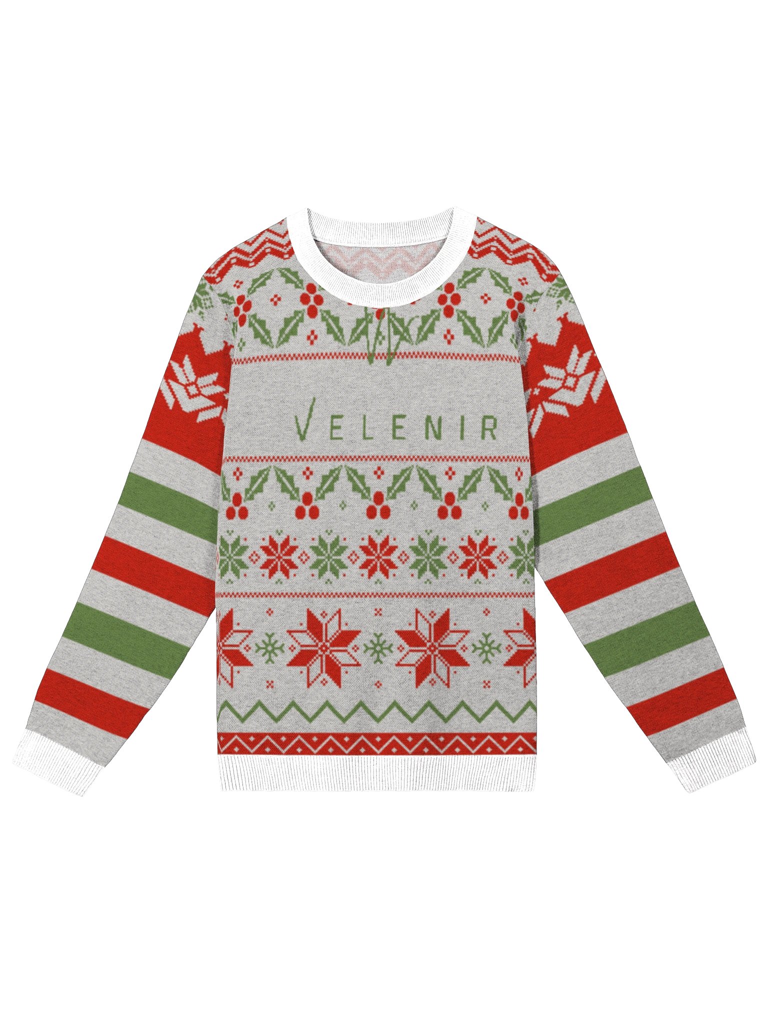 Velenir Christmas Unisex Signature Knitted Crewneck Sweater product image (1)