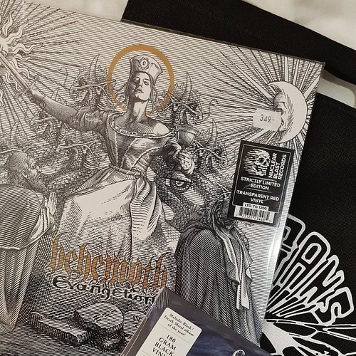 Some new additions to the collection 🔥

Behemoth - Evangelion (2009)
KVAEN - The Formless Fires (2024)
Watain - Lawless Darkn...