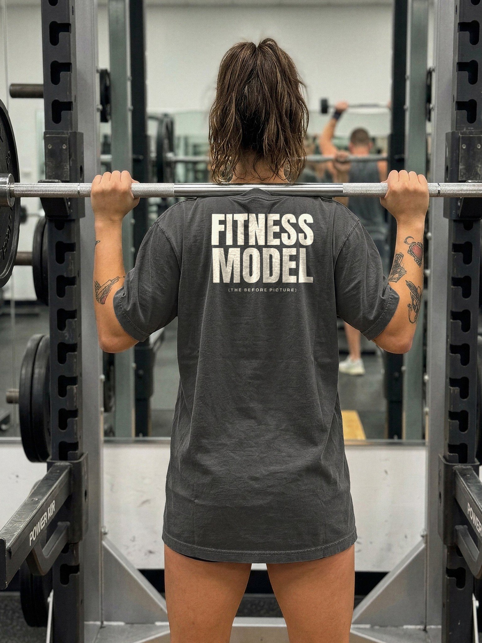 Fitness Model (The Before Picture) Oversized Gym Tee | Pump Cover product image (2)