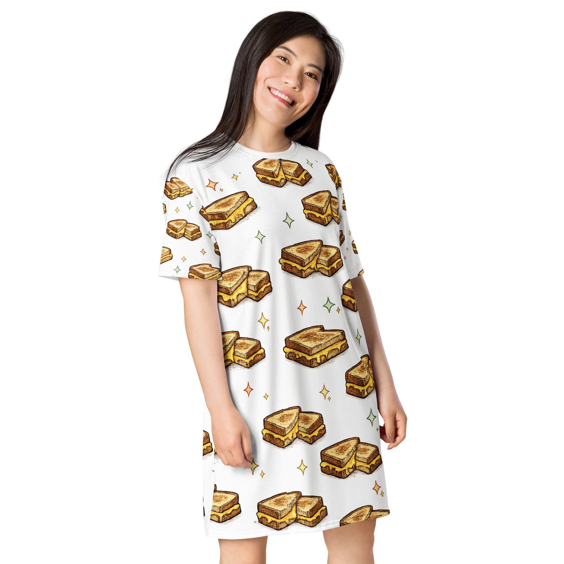BEST DAMN GRILLED CHEESE OVERSIZED SLEEP SHIRT product image (4)