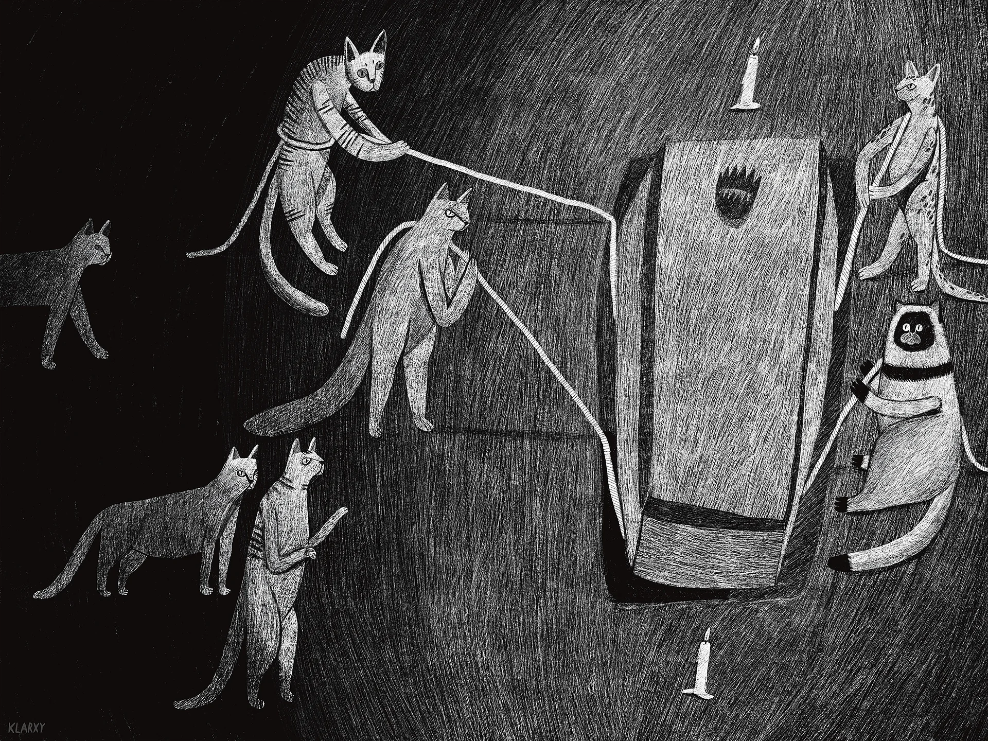 CAT FUNERAL poster product image (1)
