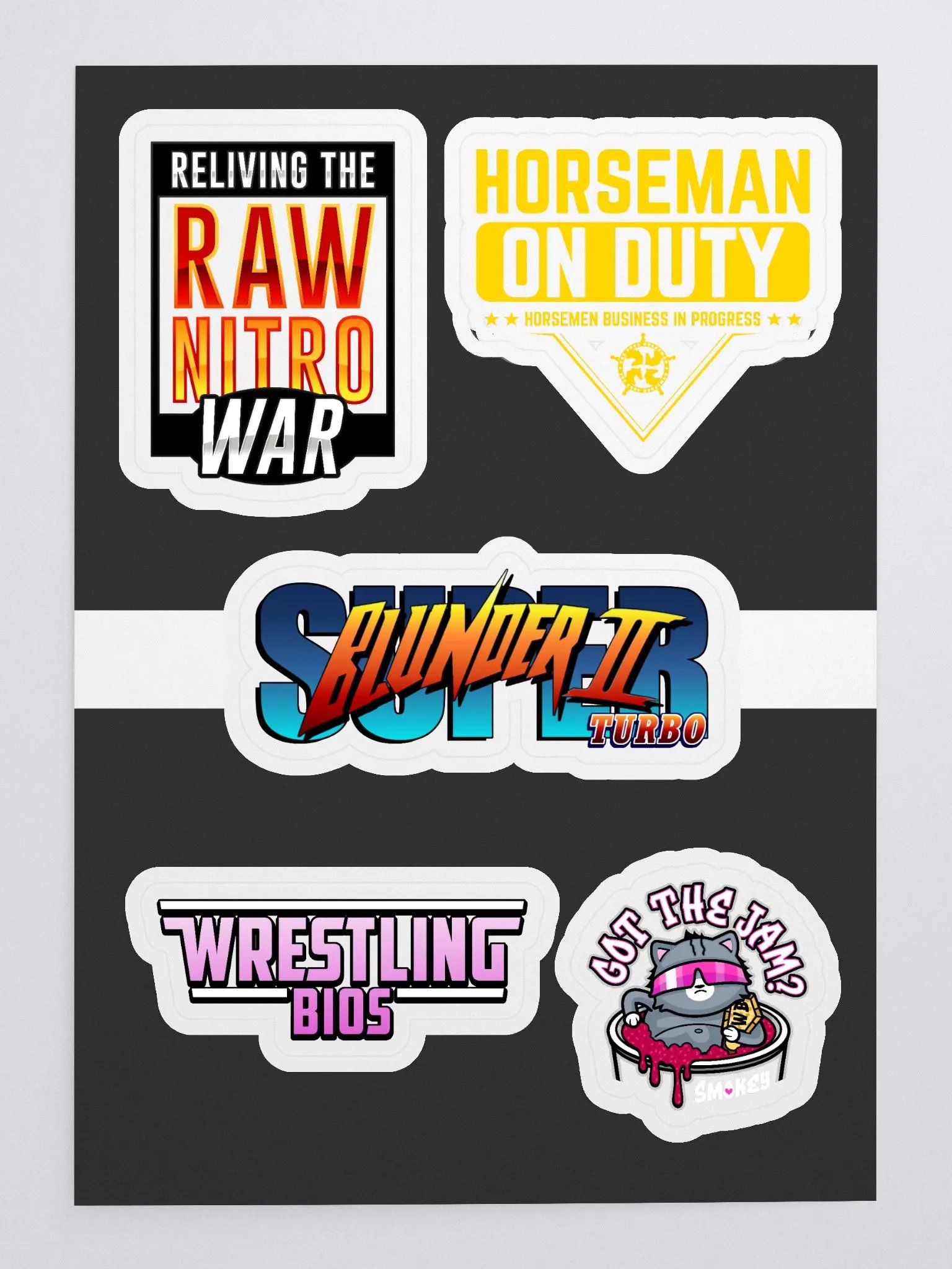 Wrestling Bios Sticker Set product image (3)