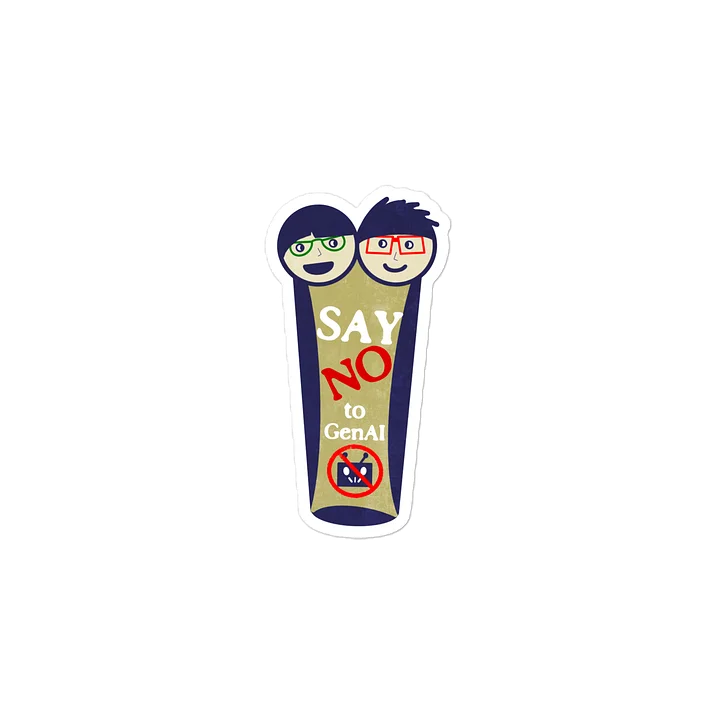 No to GenAI Sticker product image (2)