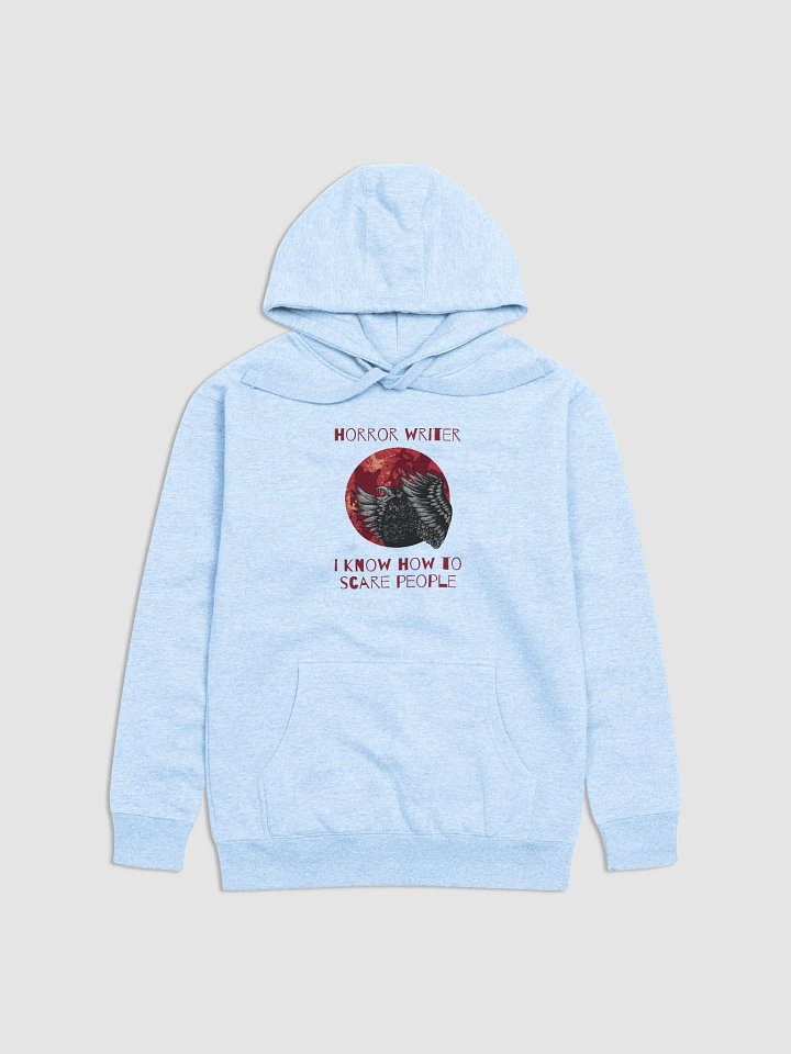 Horror Writer. I Know How to Scare People - ice blue unisex hoodie product image (1)