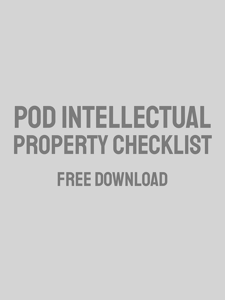 IP Checklist for POD by Tia TX product image (1)