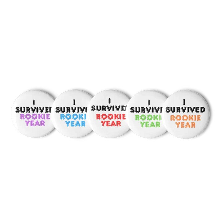 I SURVIVED ROOKIE YEAR pins product image (1)