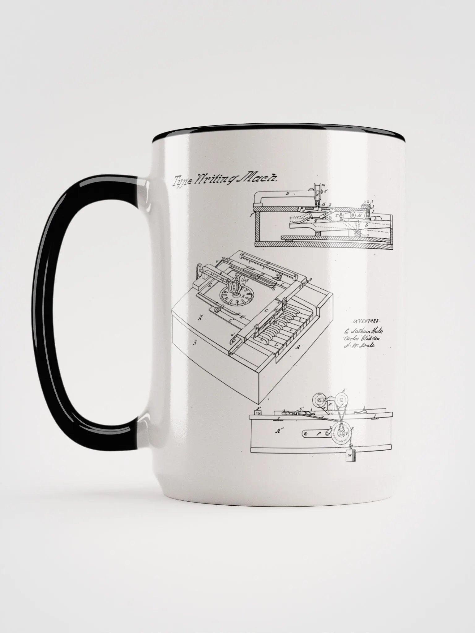 Sholes, Glidden, & Soule – Type Writing Machine (Typewriter) product image (2)