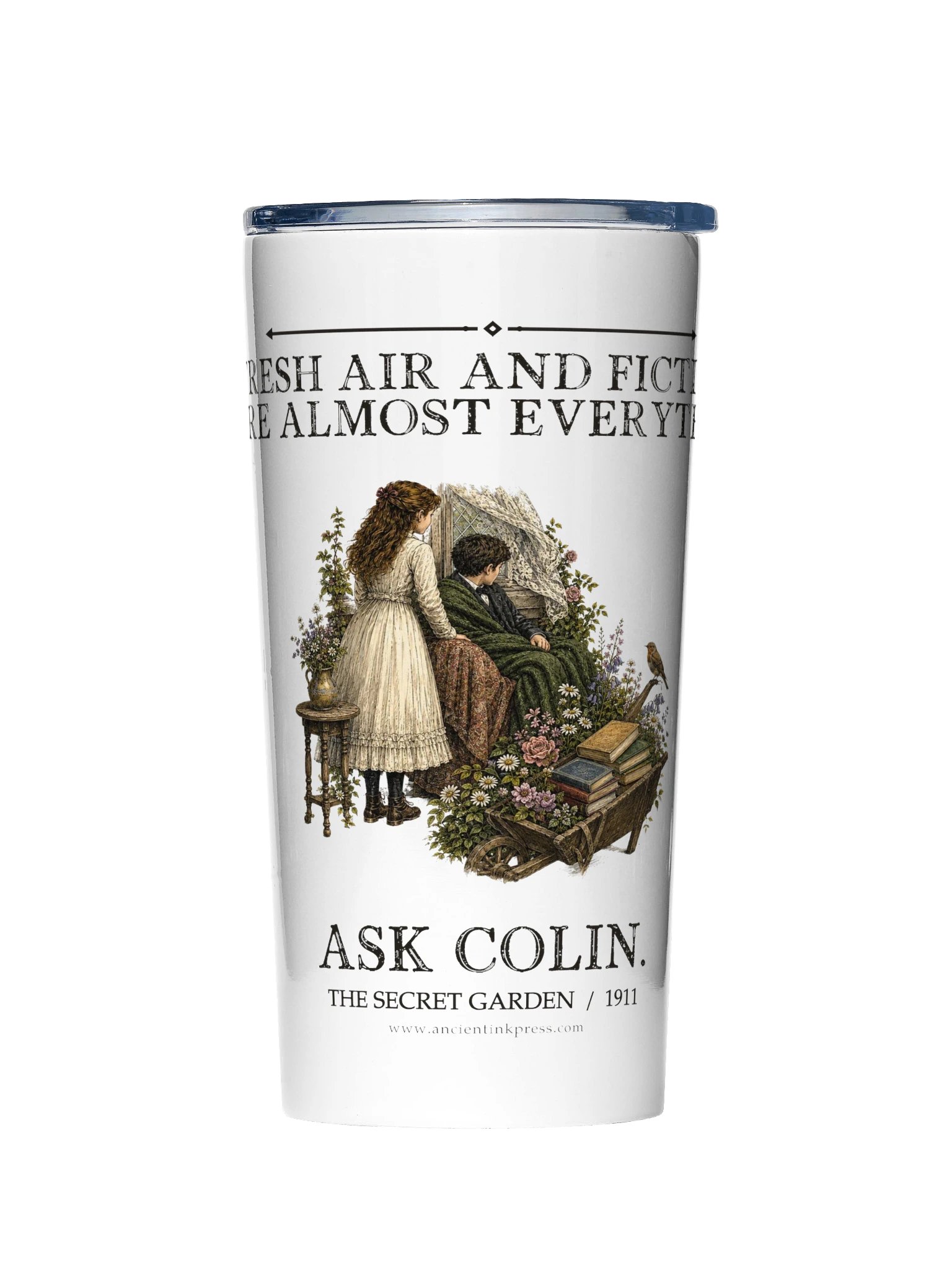 Fresh Air Fiction Cure Almost Everything Ask -- The Secret Garden 20oz Tumbler product image (1)