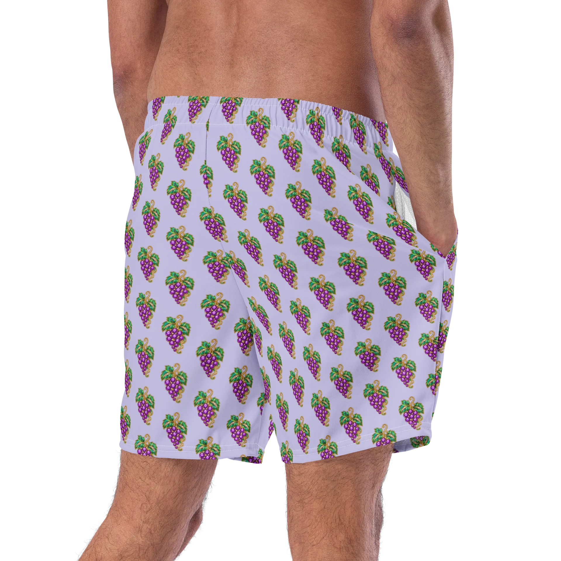 Grape Grove All-Over Print Swim Trunks product image (9)