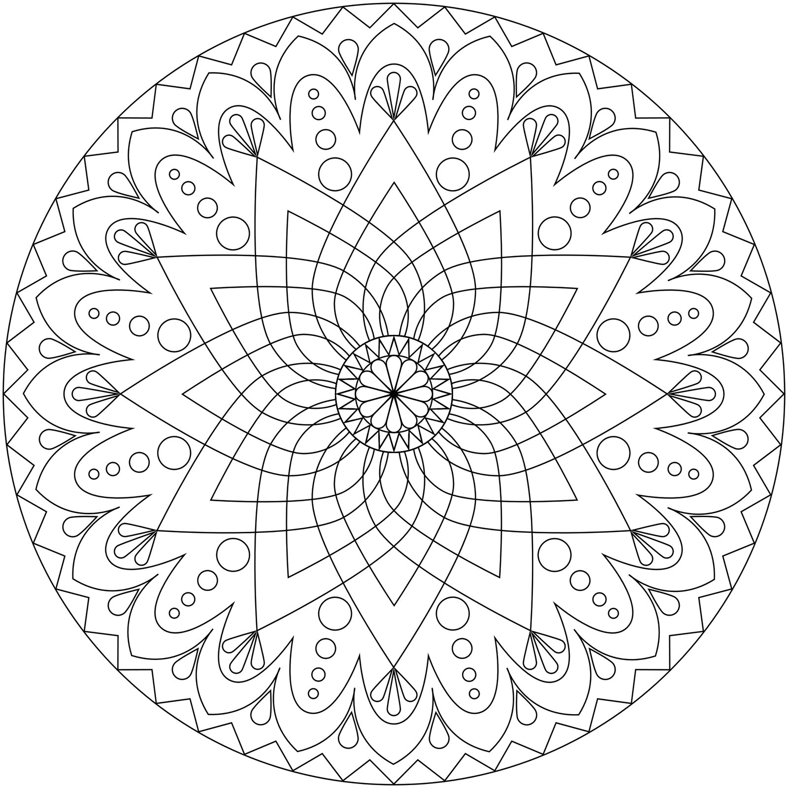 Mandala Colouring Pages product image (1)