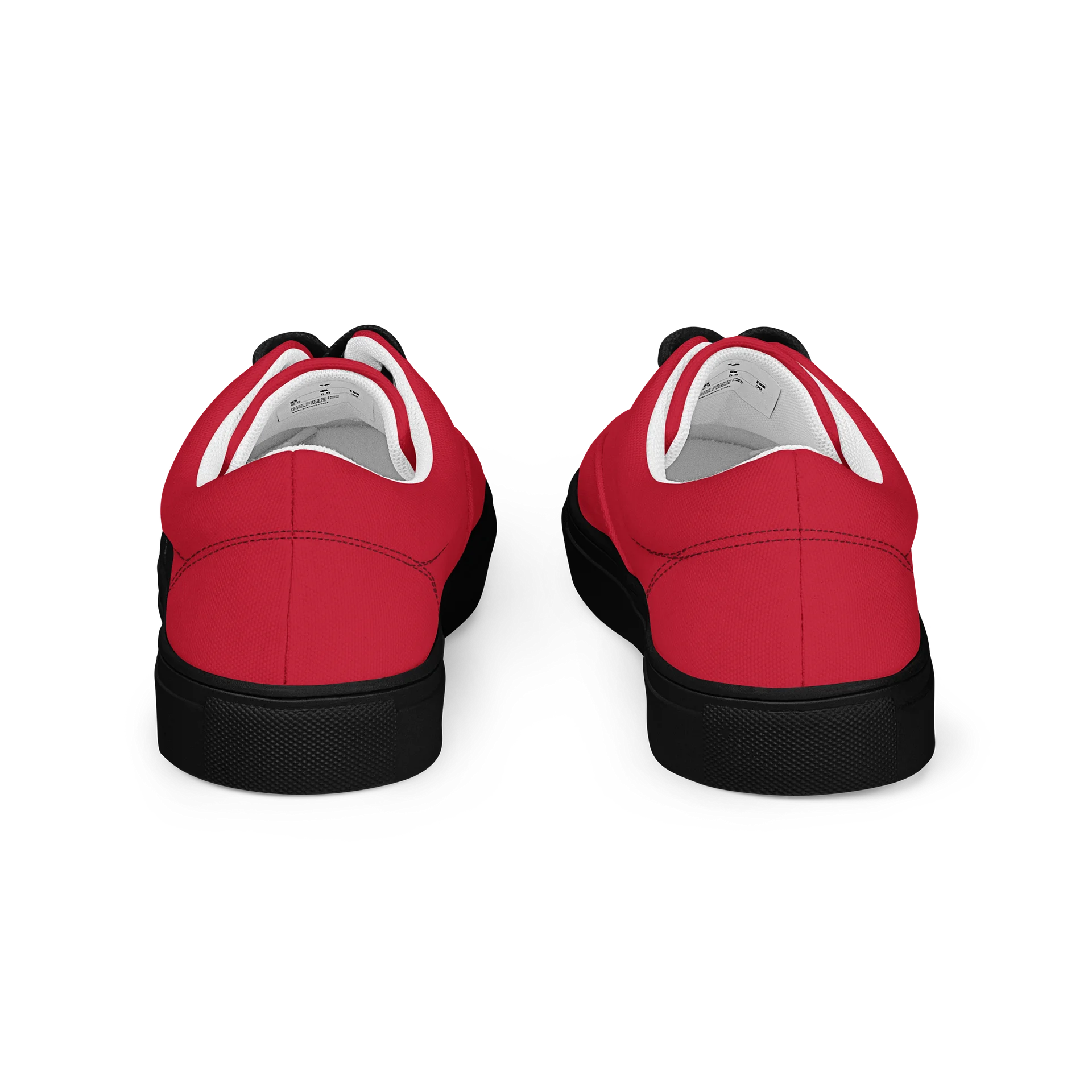 Bold Red Canvas Lace-Up Shoes product image (3)