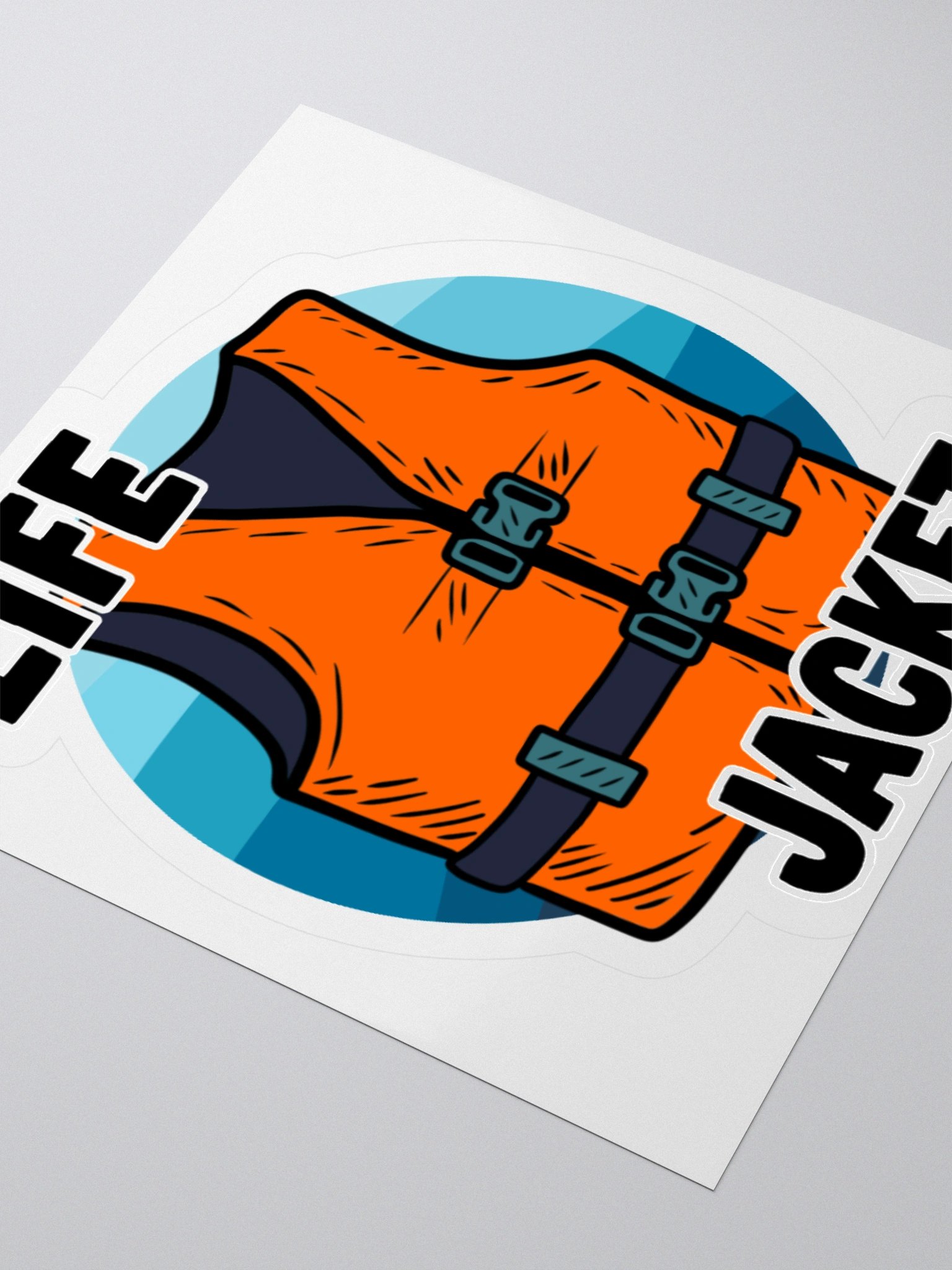 Life Jacket Illustration Sticker product image (3)
