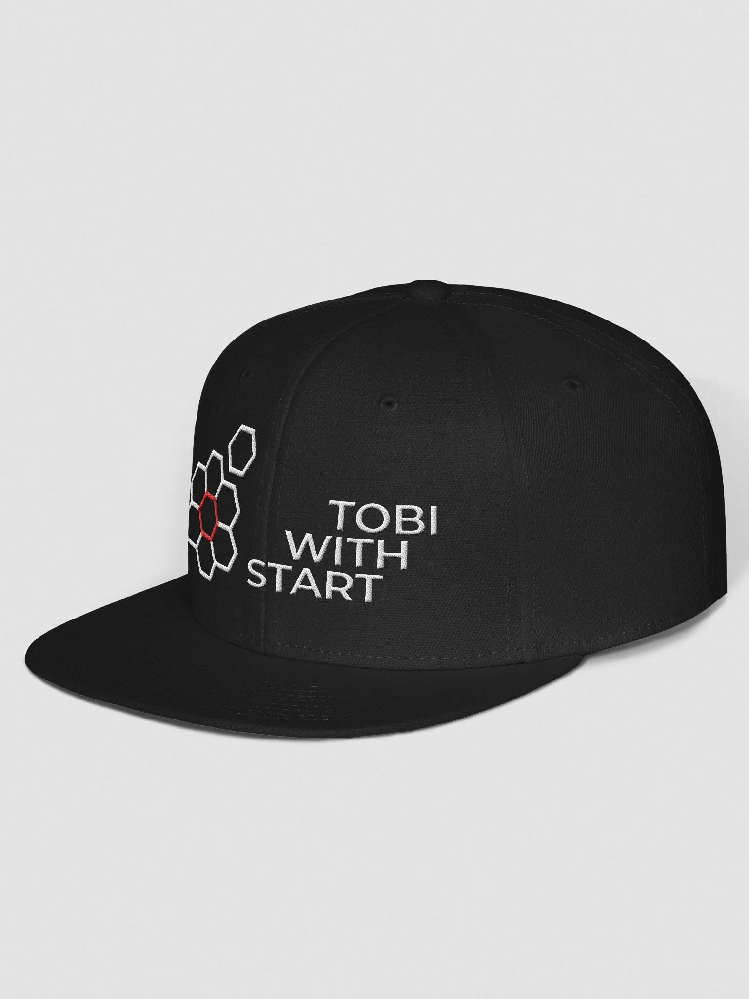 Wool Blend Snapback Cap Black product image (2)