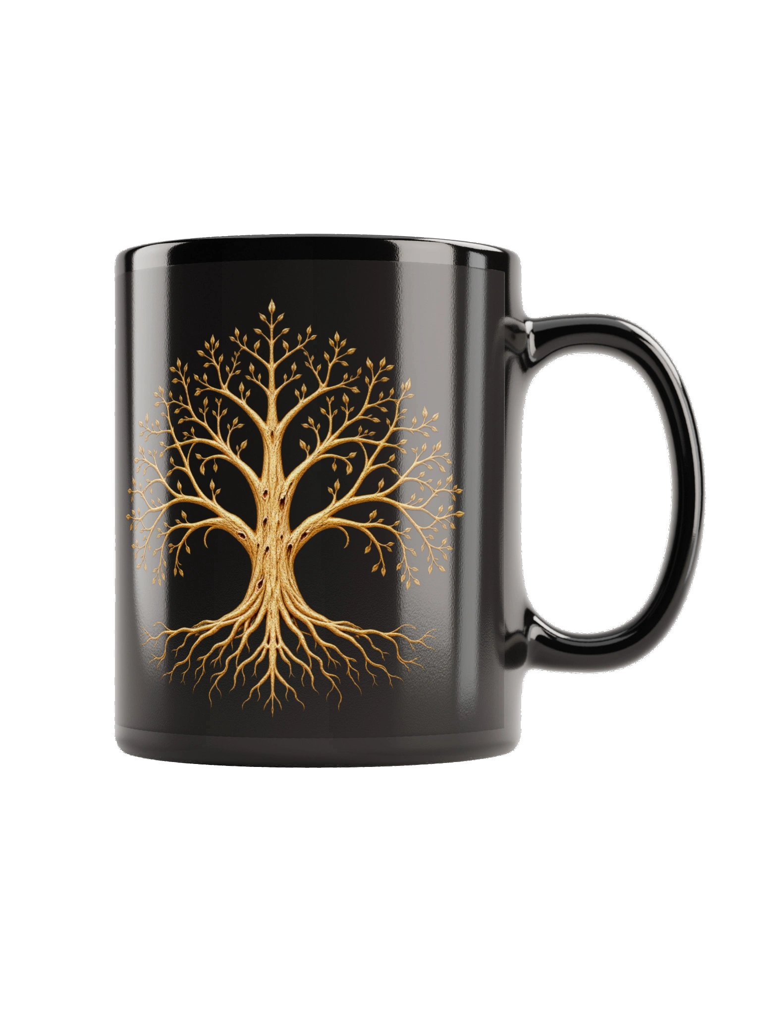 The Golden Oak | Gothic Tree of Life Coffee Mug product image (6)