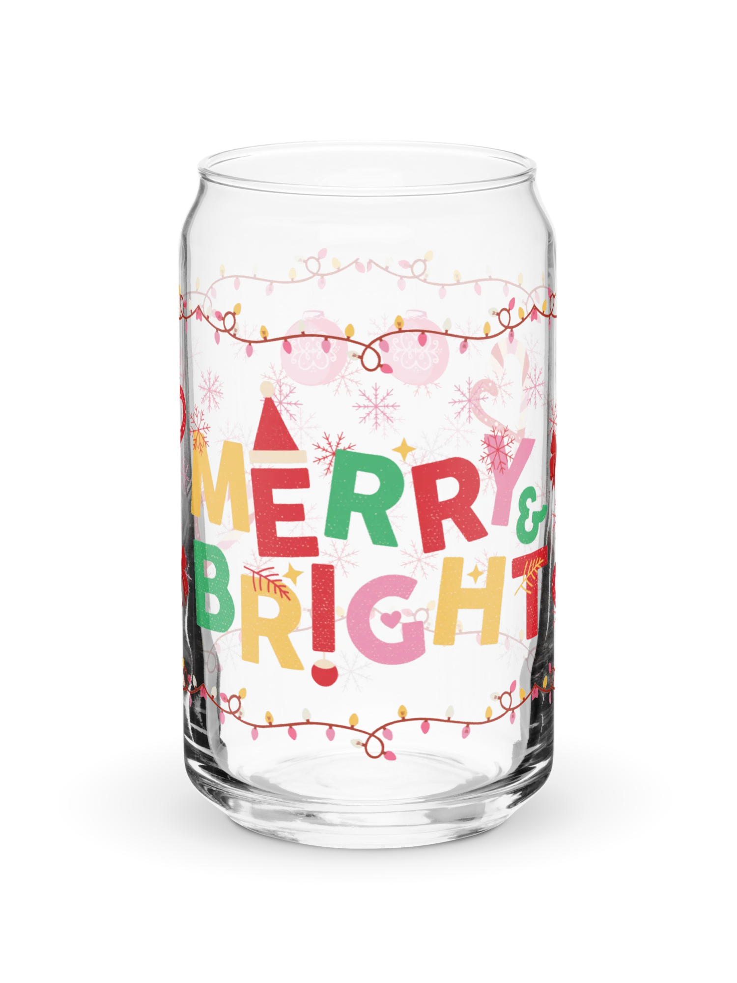 Merry & Bright Glass Tumbler product image (2)