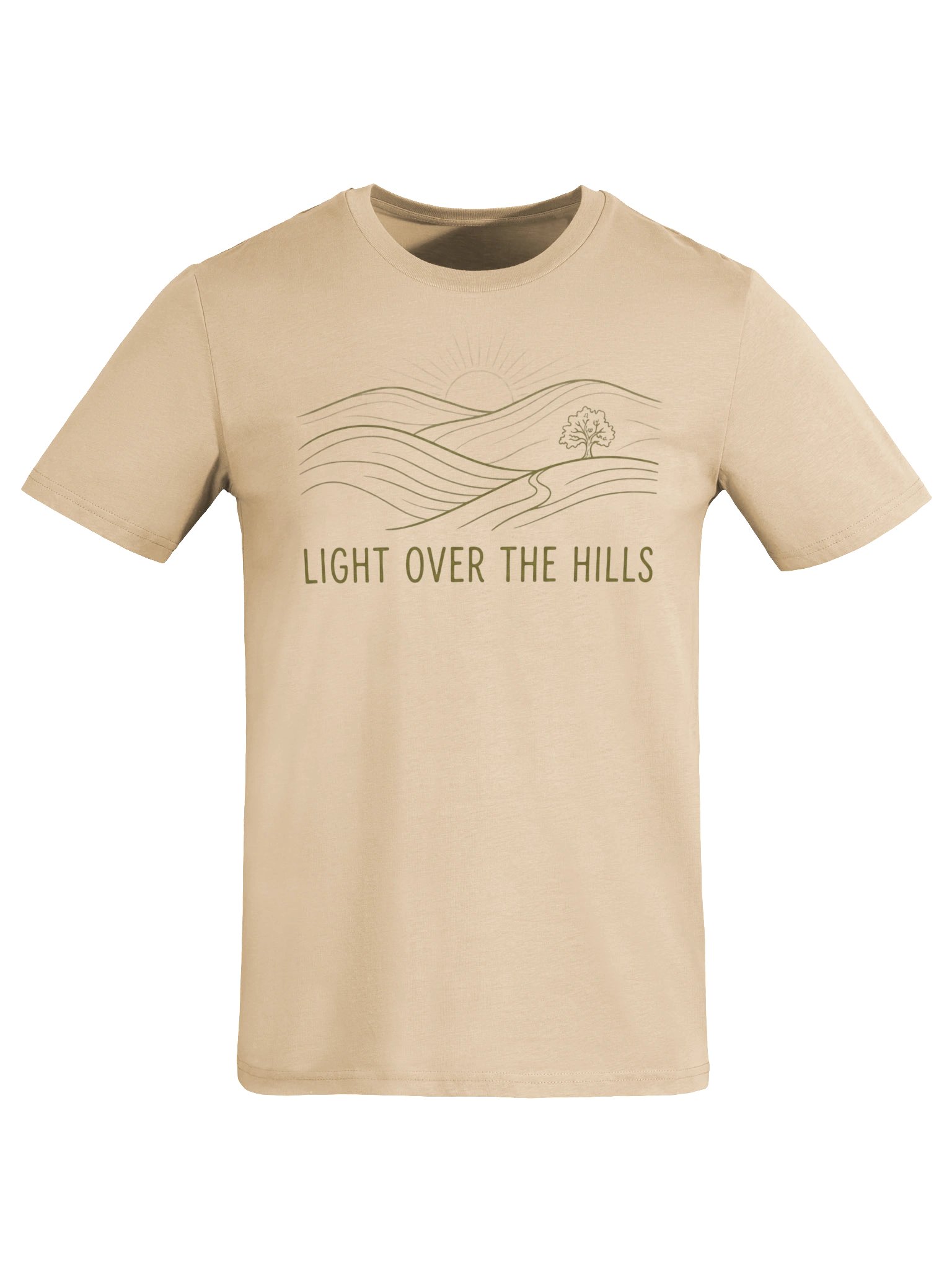 Light Over the Hills – Faith and Hope Organic Cotton T-Shirt product image (4)