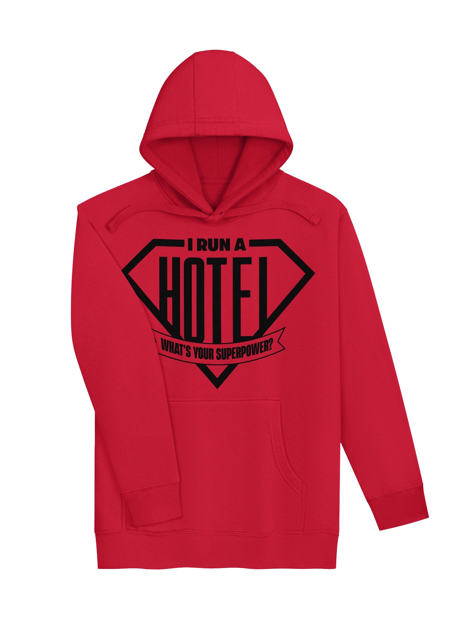 Hotel Sweatshirt – I Ran A Hotel, What's Your Superpower? (Light) product image (3)