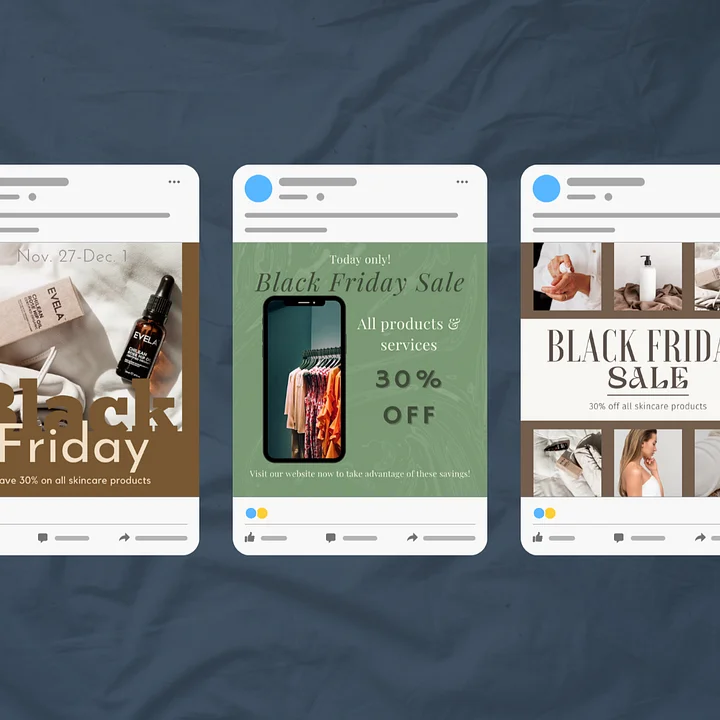 Black Friday Sale Instagram Post Templates product image (2)