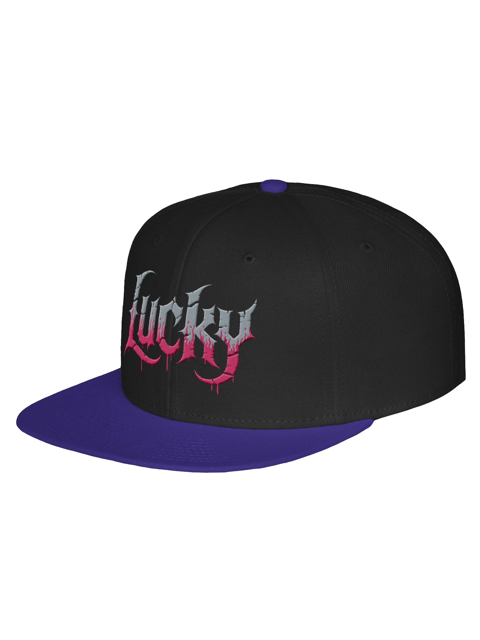Flaming Luck Wool Snapback Cap product image (2)