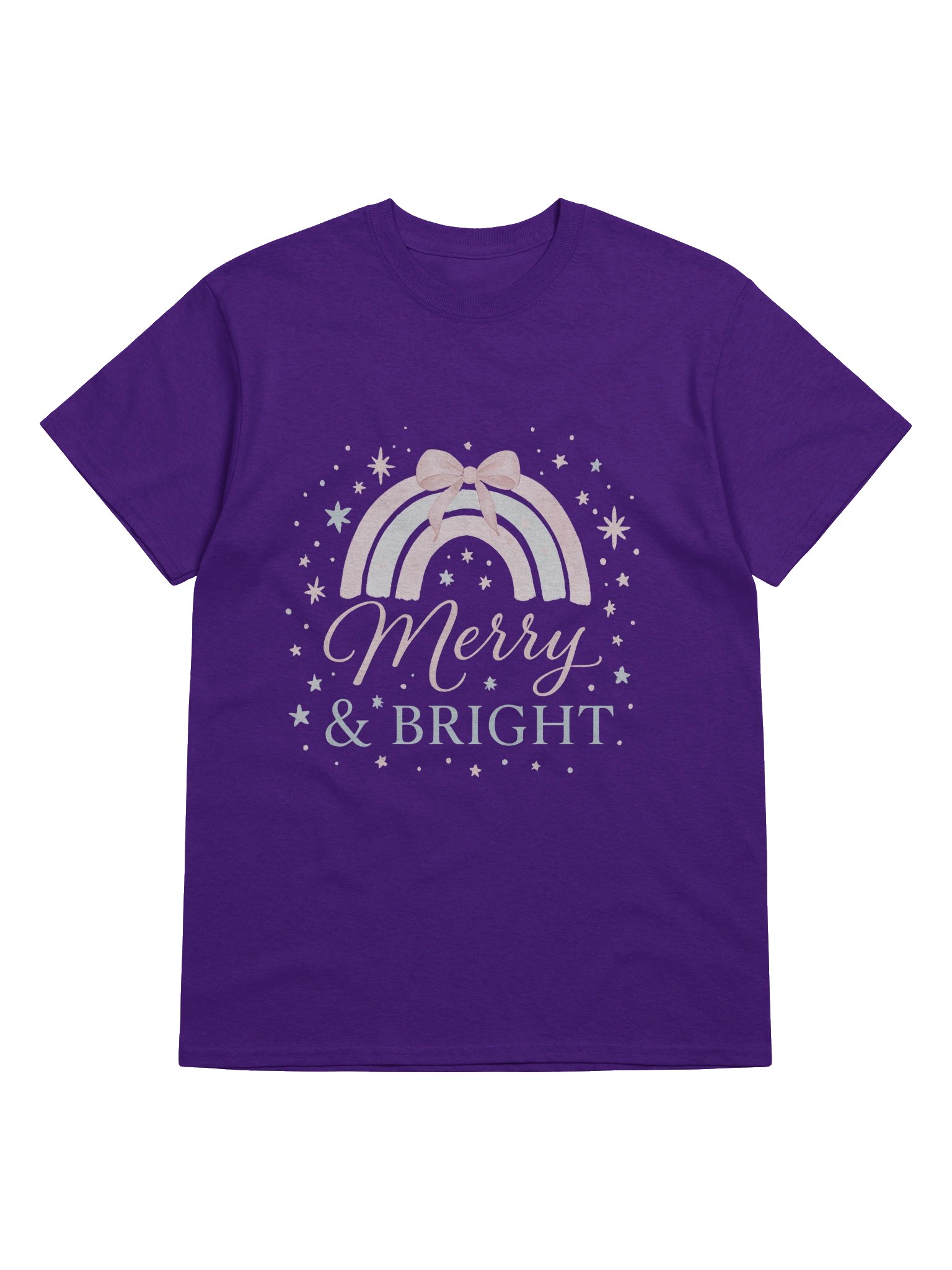 Merry & Bright Rainbow T-Shirt product image (29)