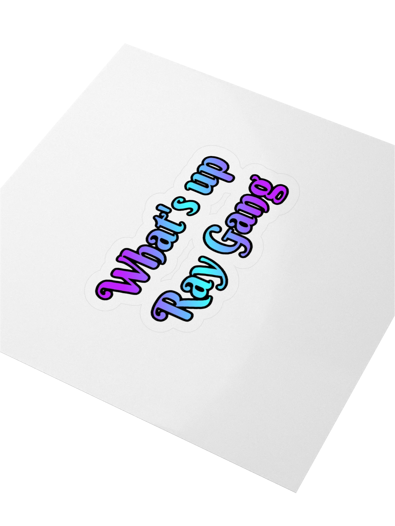 WHAT'S UP RAY GANG STICKER product image (3)