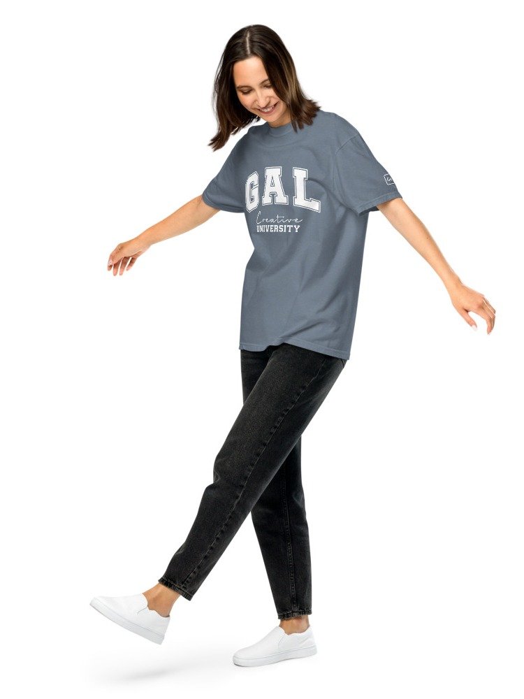 Gal University Heavyweight T-shirt (Unisex) product image (8)
