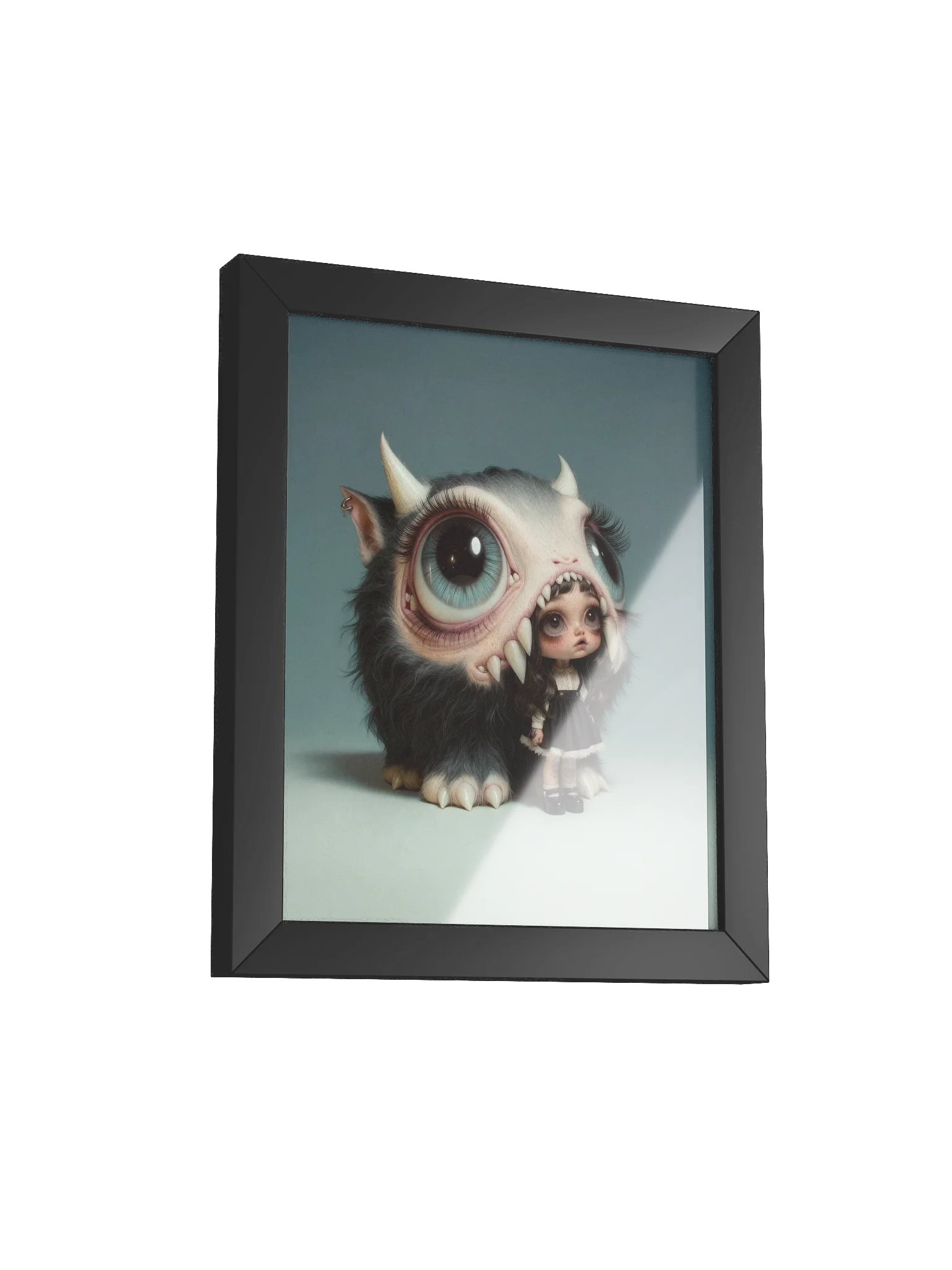 She Stands Where the Teeth Are Framed Print product image (2)