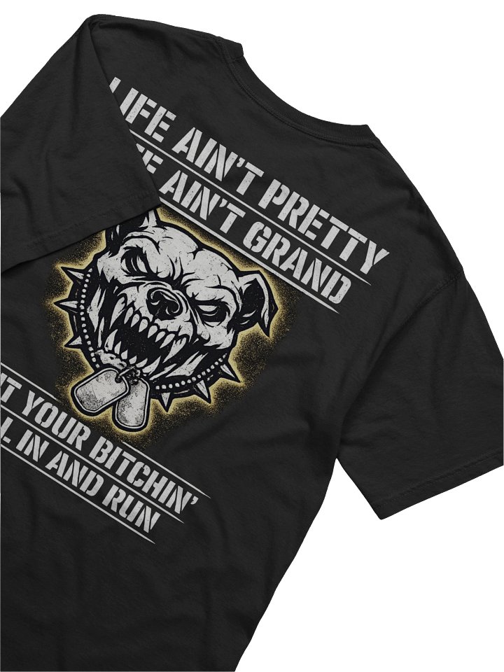 Devil Dogs on the Hunt — Life Ain't Pretty Tee | Warrior Shaman product image (1)