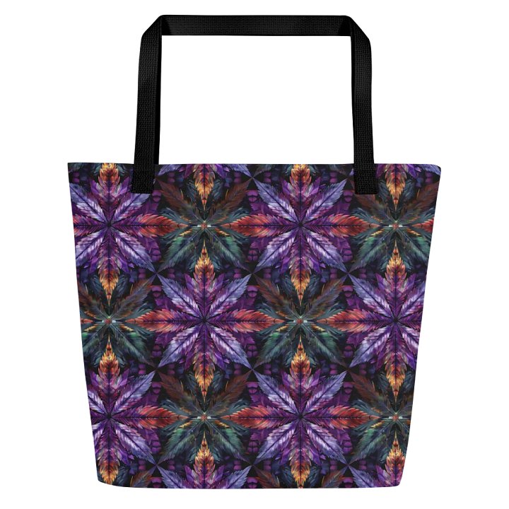 Cannabis - Galactic Ganja – Design | Large All-Over Print Tote Bag product image (1)
