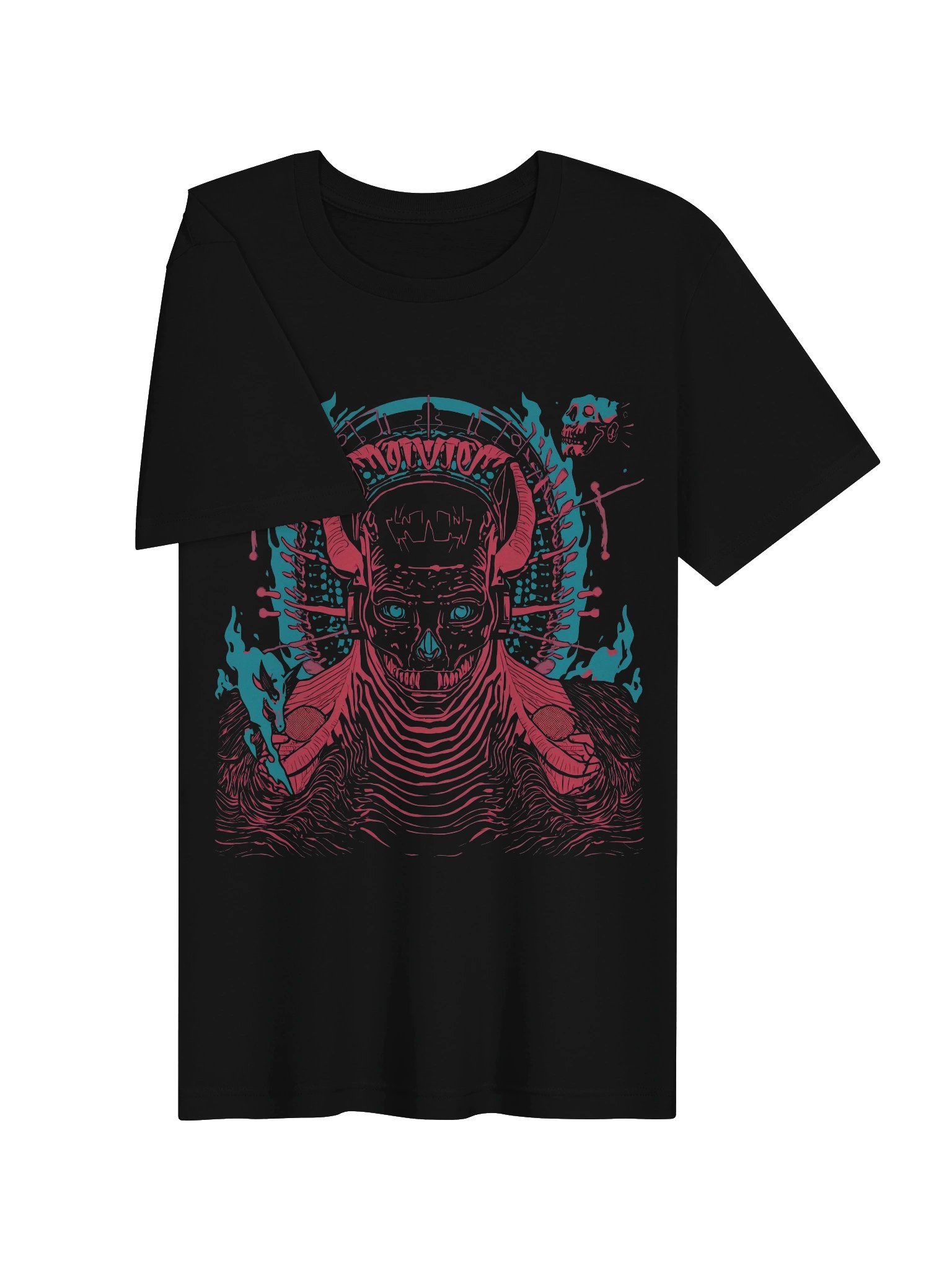 Neon Halo Demon Lightweight T-Shirt product image (6)