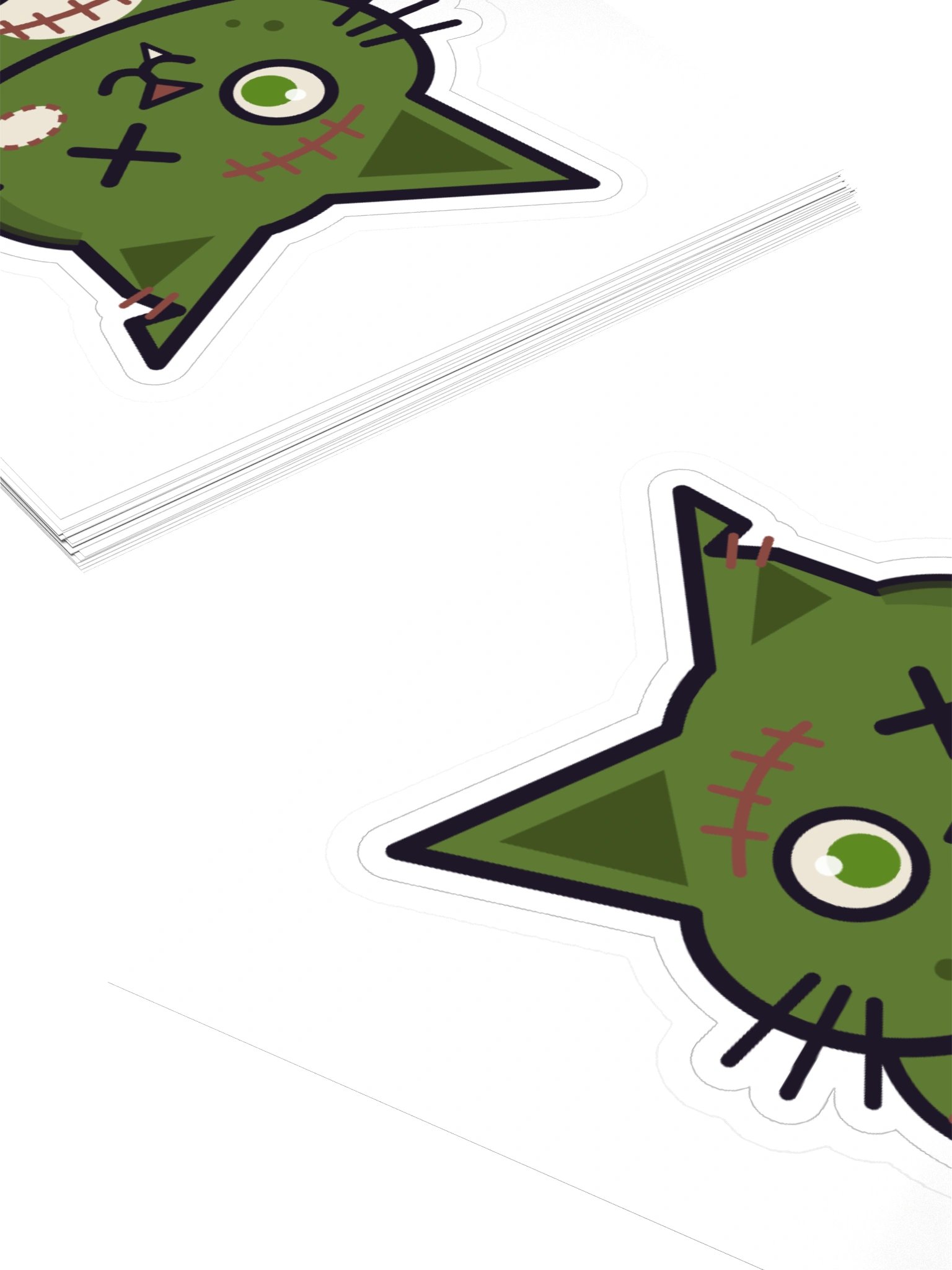 Nyanbie Idle Zombie Cat Laptop Sticker product image (4)