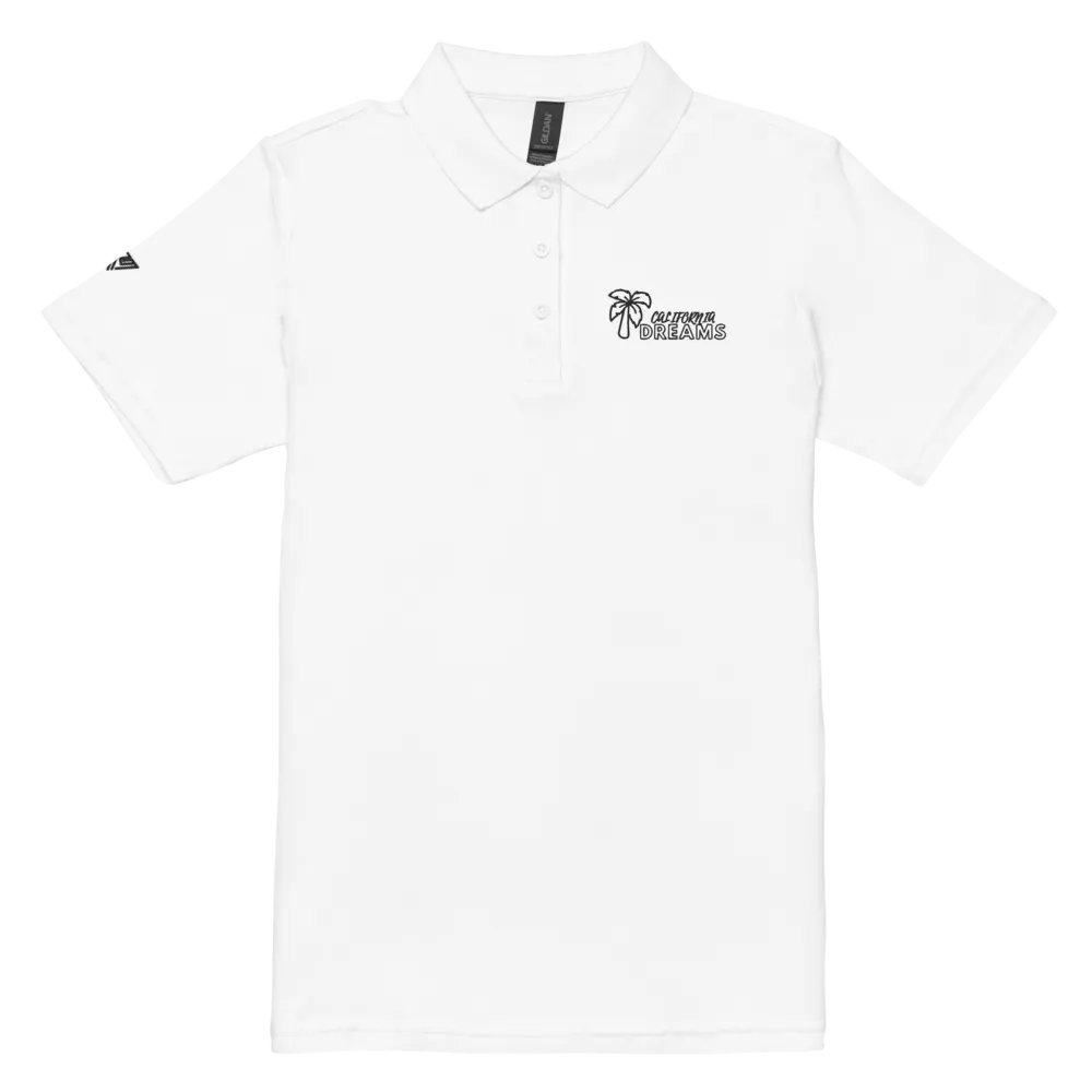 California Dreams Palm Tree Women Polo T-Shirt - White product image (5)