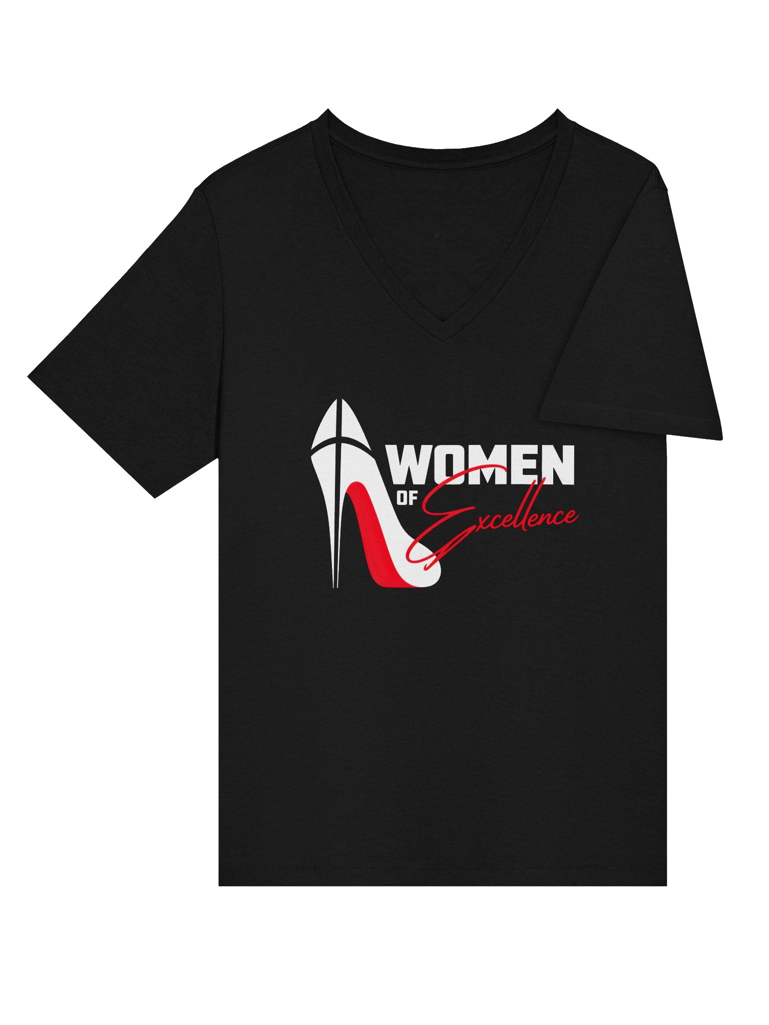 V Neck T-Shirt | Women's Fitted Tee product image (3)