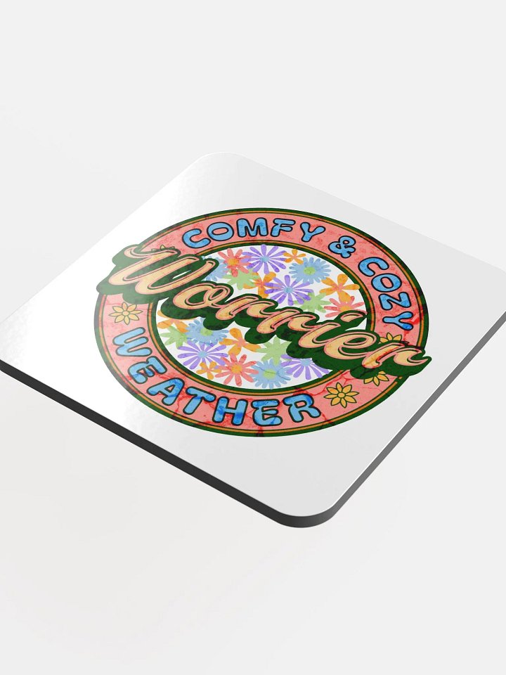 Worrier Comfy And Cozy Weather Glossed Coasters product image (1)