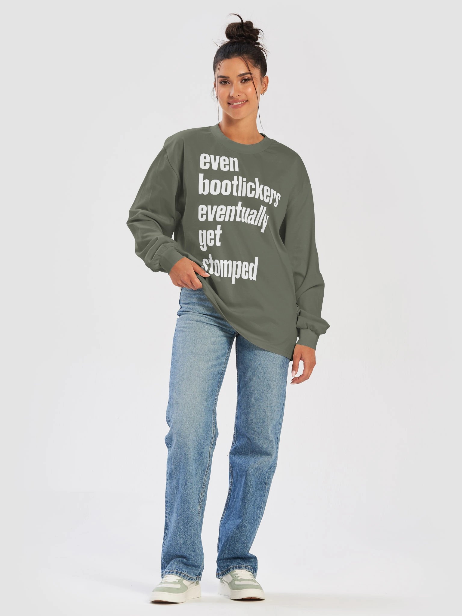 Bootlickers Get Stomped - BB x ASC Long Sleeve Tee product image (10)