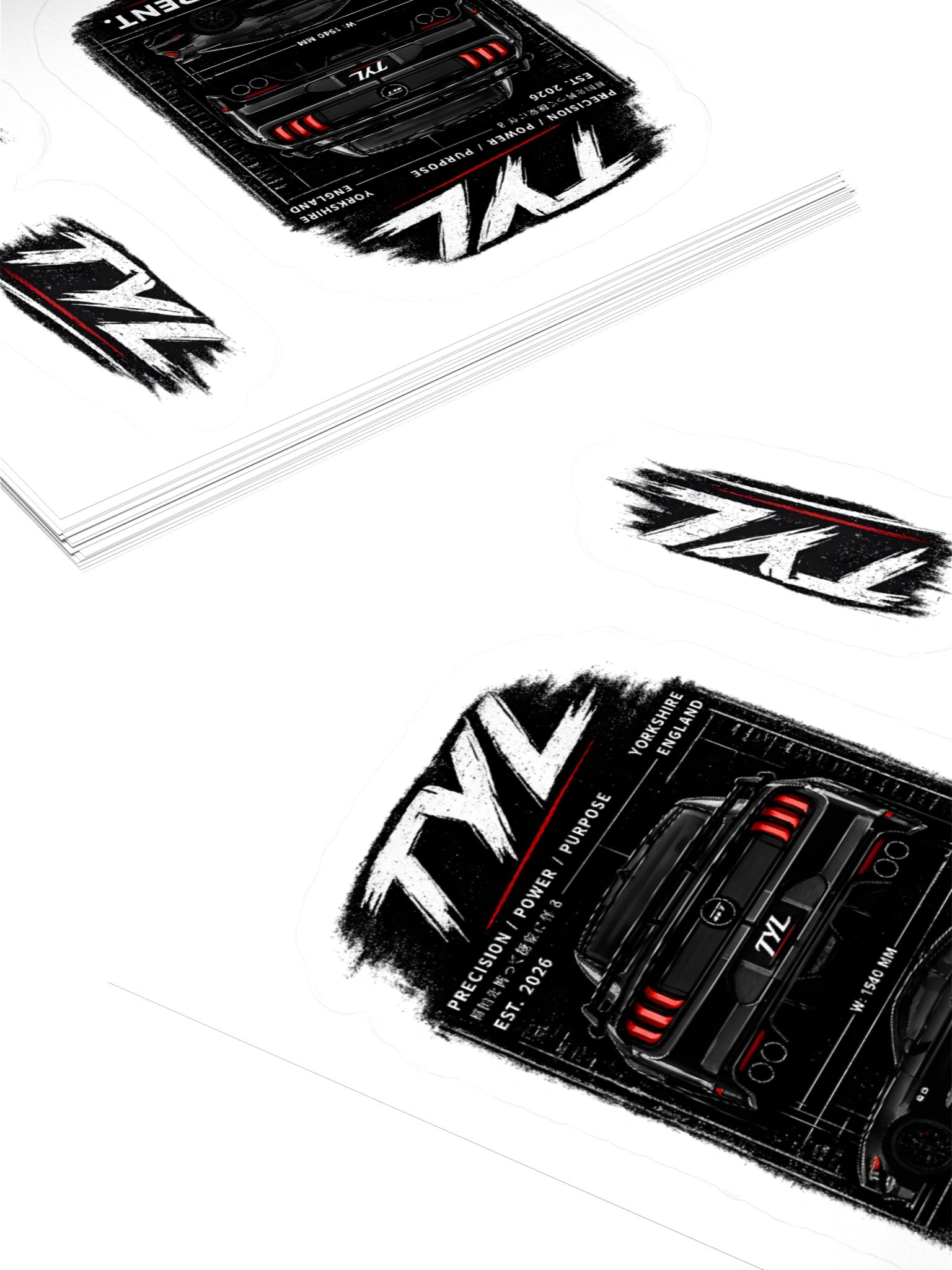 TYL Built Different Stickers product image (10)