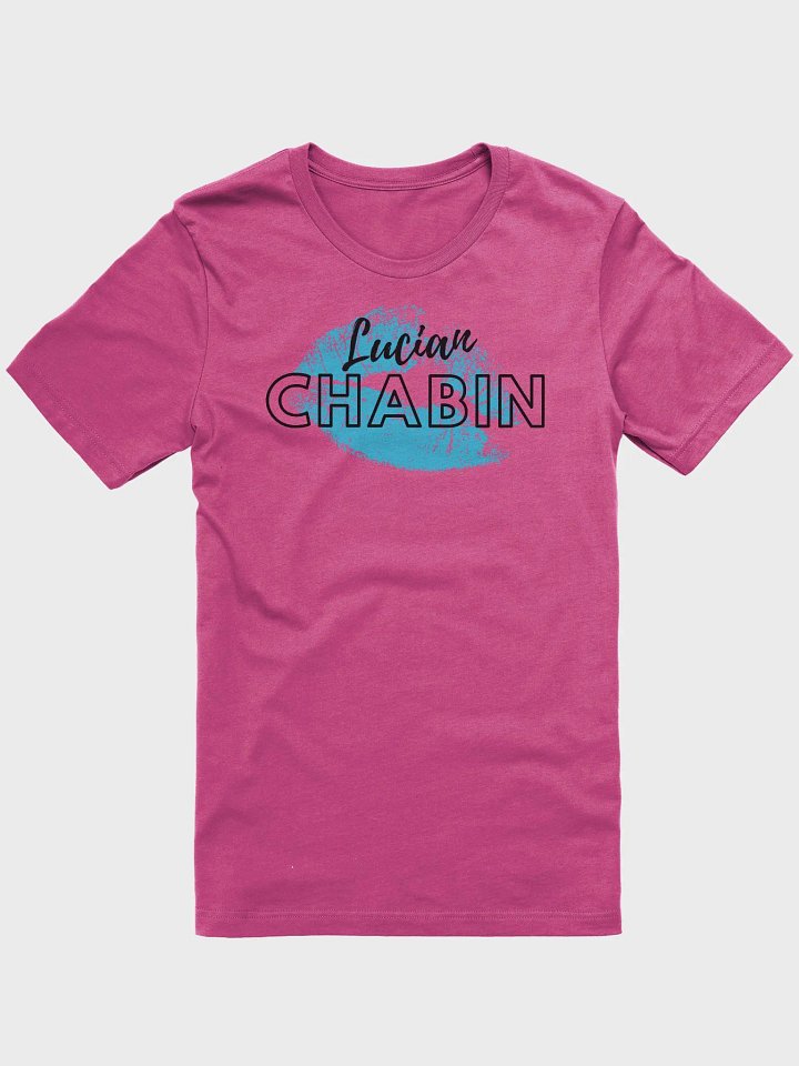 Lucian Chabin Black Text Blue Design Tee product image (8)