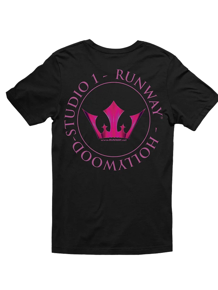 Runway Magazine Studio 1 - Black Premium T-Shirt - Pink Logo product image (2)