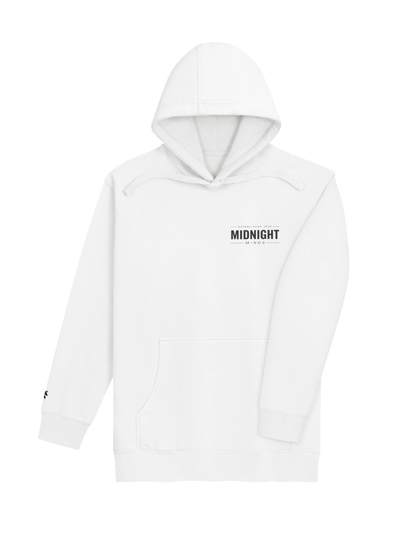 Midnight Minds // White Alt Hoodie product image (4)