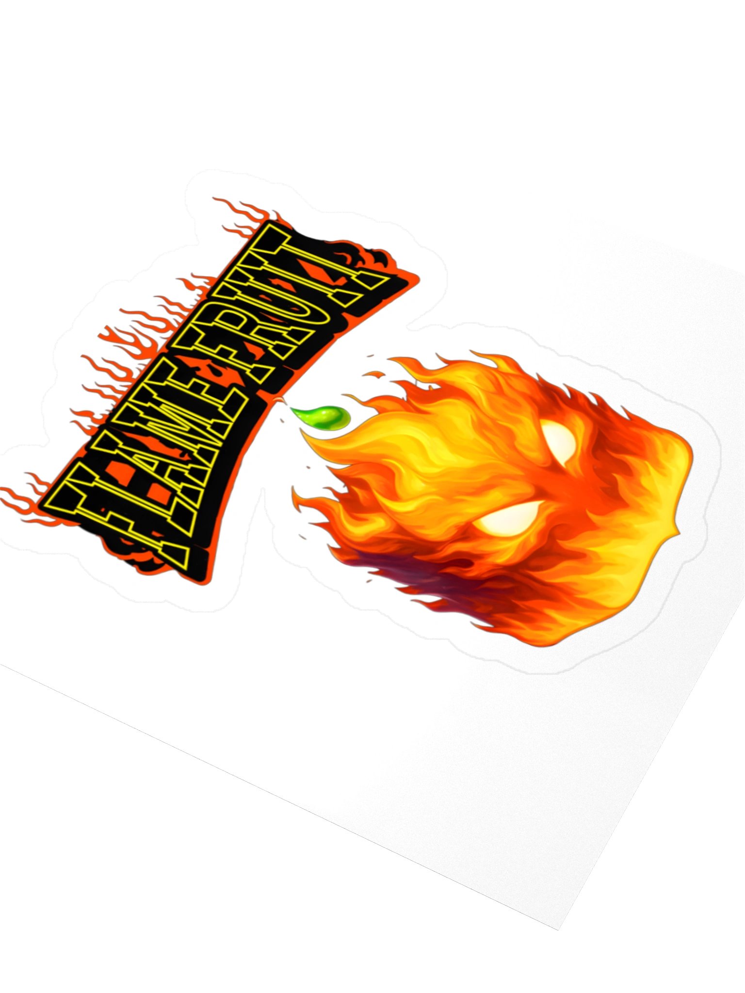 Flame Fruit Sticker 3x3" Blox Fruits Gamer Gift For Kids product image (3)